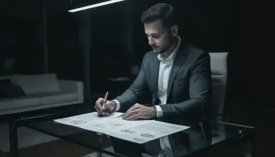 Perito judicial elaborando informe pericial